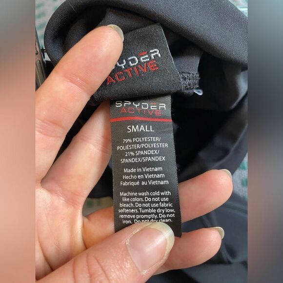 Spyder Active, Black, Yoga Pants w/Side Pockets, Size S, No flaws - Picture 3 of 8